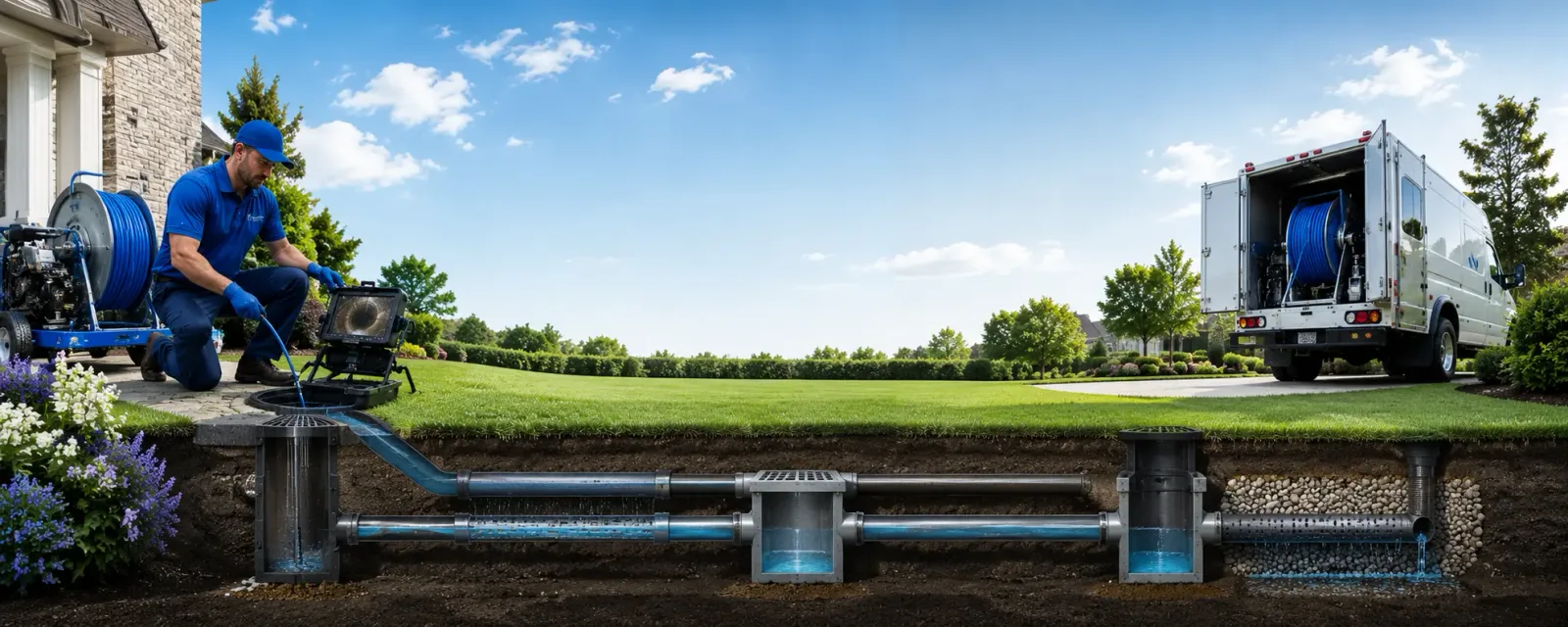 Outdoor drain cleaning information for Troy, NC